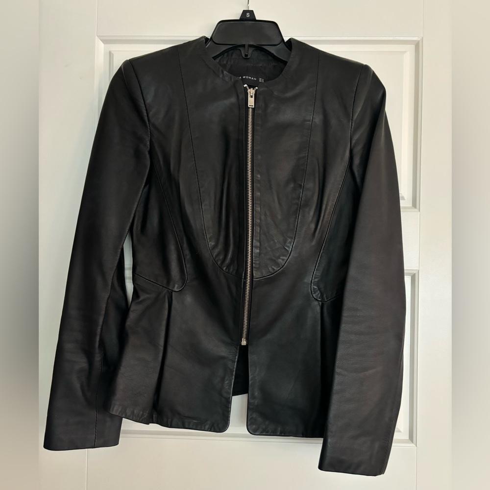 Zara leather jacket